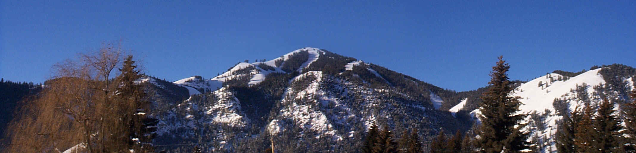View of Bald Mountain from Unit 14 at the Colonnade